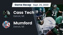 Recap: Cass Tech  vs. Mumford  2020