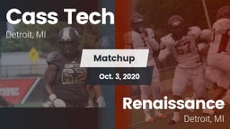 Matchup: Cass Tech High vs. Renaissance  2020