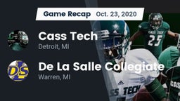 Recap: Cass Tech  vs. De La Salle Collegiate 2020