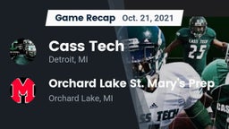 Recap: Cass Tech  vs. Orchard Lake St. Mary's Prep 2021