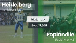 Matchup: Heidelberg High vs. Poplarville  2017