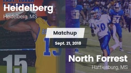 Matchup: Heidelberg High vs. North Forrest  2018