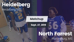 Matchup: Heidelberg High vs. North Forrest  2019