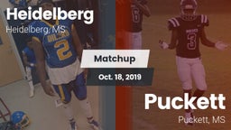 Matchup: Heidelberg High vs. Puckett  2019