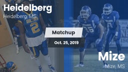 Matchup: Heidelberg High vs. Mize  2019