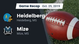 Recap: Heidelberg  vs. Mize  2019