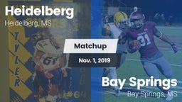 Matchup: Heidelberg High vs. Bay Springs  2019