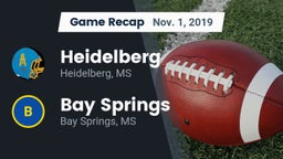 Recap: Heidelberg  vs. Bay Springs  2019