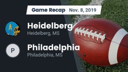Recap: Heidelberg  vs. Philadelphia  2019