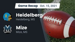 Recap: Heidelberg  vs. Mize  2021