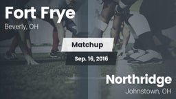 Matchup: Fort Frye High vs. Northridge  2016