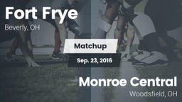 Matchup: Fort Frye High vs. Monroe Central  2016