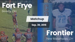 Matchup: Fort Frye High vs. Frontier  2016