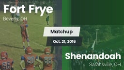 Matchup: Fort Frye High vs. Shenandoah  2016