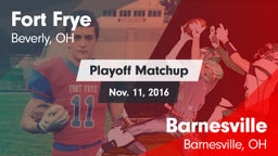 Matchup: Fort Frye High vs. Barnesville  2016