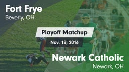 Matchup: Fort Frye High vs. Newark Catholic  2016