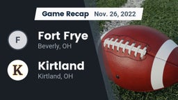 Recap: Fort Frye  vs. Kirtland  2022