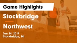 Stockbridge  vs Northwest  Game Highlights - Jan 24, 2017