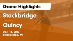 Stockbridge  vs Quincy  Game Highlights - Dec. 14, 2023
