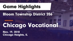 Bloom Township  District 206 vs Chicago Vocational  Game Highlights - Nov. 19, 2018