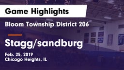 Bloom Township  District 206 vs Stagg/sandburg Game Highlights - Feb. 25, 2019