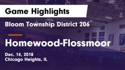 Bloom Township  District 206 vs Homewood-Flossmoor Game Highlights - Dec. 14, 2018
