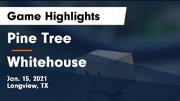 Pine Tree  vs Whitehouse  Game Highlights - Jan. 15, 2021