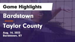 Bardstown  vs Taylor County  Game Highlights - Aug. 14, 2023