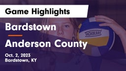 Bardstown  vs Anderson County  Game Highlights - Oct. 2, 2023