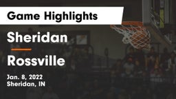 Sheridan  vs Rossville  Game Highlights - Jan. 8, 2022