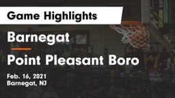 Barnegat  vs Point Pleasant Boro  Game Highlights - Feb. 16, 2021