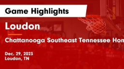 Loudon  vs Chattanooga Southeast Tennessee Home Education Association Game Highlights - Dec. 29, 2023