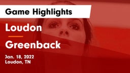 Loudon  vs Greenback  Game Highlights - Jan. 18, 2022