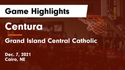 Centura  vs Grand Island Central Catholic Game Highlights - Dec. 7, 2021