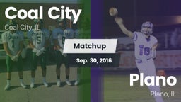 Matchup: Coal City High vs. Plano  2016