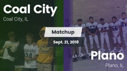 Matchup: Coal City High vs. Plano  2018