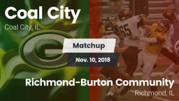Matchup: Coal City High vs. Richmond-Burton Community  2018