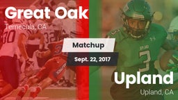 Matchup: Great Oak High vs. Upland  2017