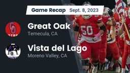 Recap: Great Oak  vs. Vista del Lago  2023