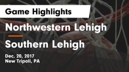 Northwestern Lehigh  vs Southern Lehigh  Game Highlights - Dec. 20, 2017