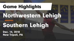 Northwestern Lehigh  vs Southern Lehigh  Game Highlights - Dec. 14, 2018