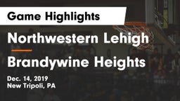Northwestern Lehigh  vs Brandywine Heights Game Highlights - Dec. 14, 2019