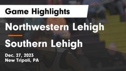 Northwestern Lehigh  vs Southern Lehigh  Game Highlights - Dec. 27, 2023