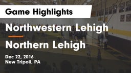 Northwestern Lehigh  vs Northern Lehigh Game Highlights - Dec 22, 2016