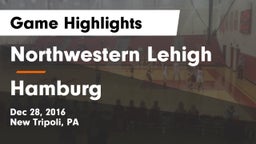Northwestern Lehigh  vs Hamburg  Game Highlights - Dec 28, 2016