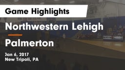 Northwestern Lehigh  vs Palmerton  Game Highlights - Jan 6, 2017