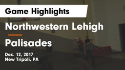 Northwestern Lehigh  vs Palisades  Game Highlights - Dec. 12, 2017