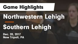 Northwestern Lehigh  vs Southern Lehigh  Game Highlights - Dec. 20, 2017