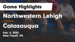Northwestern Lehigh  vs Catasauqua  Game Highlights - Feb. 4, 2020