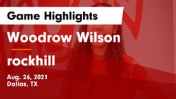 Woodrow Wilson  vs rockhill Game Highlights - Aug. 26, 2021
